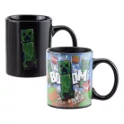 Minecraft Creeper hőre változó bögre
