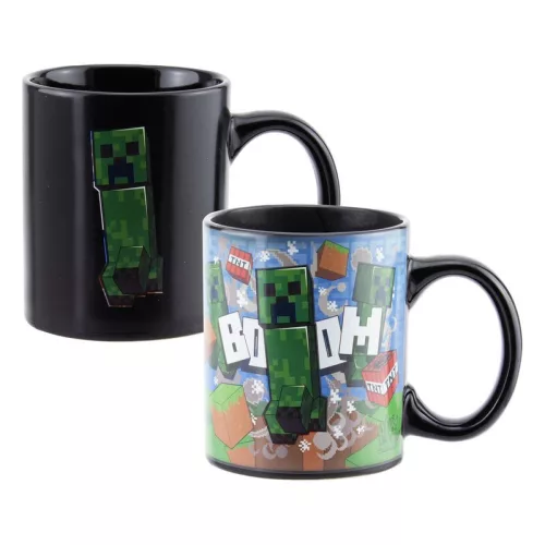 Minecraft Creeper hőre változó bögre