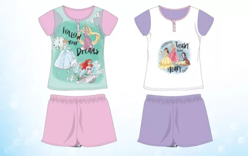 Pizama krótka Disney Princess (3-6 lat)