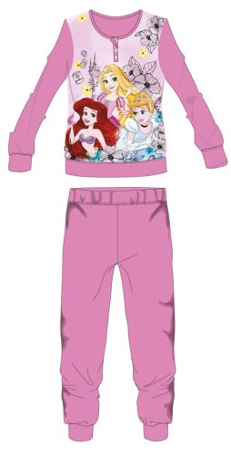 Disney Księżniczki polarowy piżama - zimowy gruby dziecięcy piżama - różowy - 104
