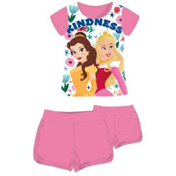   Disney Princess bawełniany letni zestaw - koszulka-szorty - różowy - 104