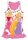 Disney Princess letni bawełniany strój kąpielowy - różowy - 104