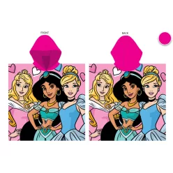 Ponczo Disney Princess 55x110 cm szybkoschnące