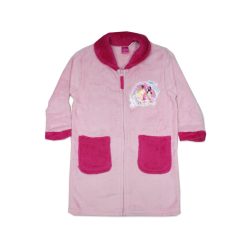   Dziecięcy ciepły szlafrok - Coral - Disney Princess - jasnoróżowy - 98