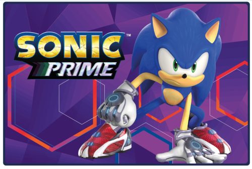 Sonic jeż dla łazienki, dywanik - 50 x 80 cm