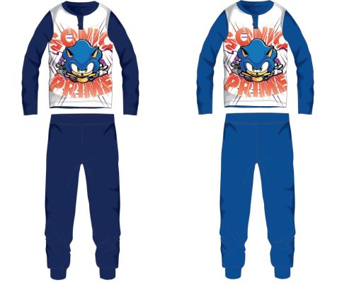 Sonic jersey bawełniany piżama - średnio niebieski - 104
