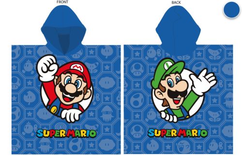 Ponczo Super Mario 55x110 cm szybkoschnące