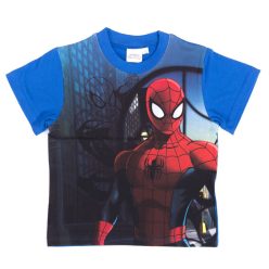   Spiderman chłopięca koszulka z krótkim rękawem - koszulka z bawełny - szara_122