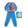 Dłama cienka bawełniana piżama dziecięca - Spiderman - wzorem abstrakcyjnym - Jersey - średni niebieski - 140