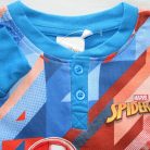 Dłama cienka bawełniana piżama dziecięca - Spiderman - wzorem abstrakcyjnym - Jersey - średni niebieski - 140
