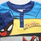 Dłama cienka bawełniana piżama dziecięca - Spiderman - Jersey - ciemnoniebieski - 134