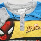 Dłama cienka bawełniana piżama dziecięca - Spiderman - Jersey - szary - 104