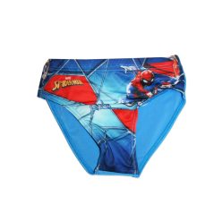   Kąpielowe spodenki chłopięce Spiderman - z nadrukiem Spidermana - średnio-niebieskie - 104