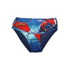Spiderman kąpielówki dla chłopców - z napisem Spiderman - ciemnoniebieskie - 122