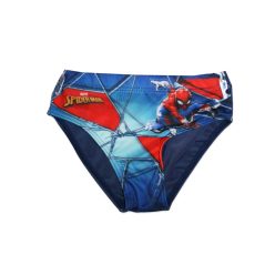   Spiderman kąpielówki dla chłopców - z napisem Spiderman - ciemnoniebieskie - 122