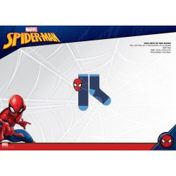   Skarpety dziecięce Spiderman z antypoślizgową podeszwą - ciemnoniebiesko-jasnoniebiesko-czerwone - 31-34