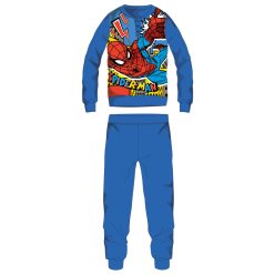 Spider-Man zimowa piżama koralowa - jasnoniebieska - 128