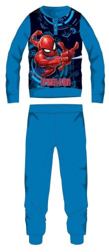 Spider-Man polar pajama - zimowa gruba dziecięca piżama - jasnoniebieska - 98