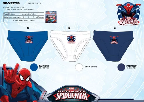Spiderman bielizna