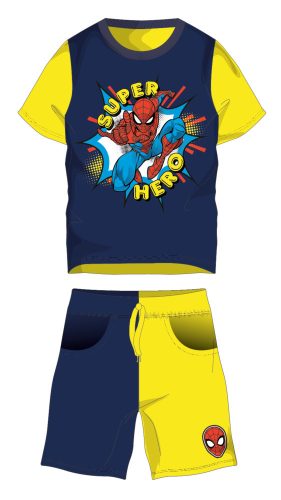 Zestaw bawełniany Spider-Man dla chłopców - zestaw koszulka-szorty