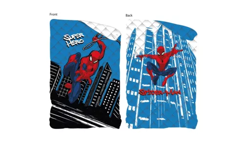 Spider-Man dwustronny koc, koc łoża - 170 x 260 cm