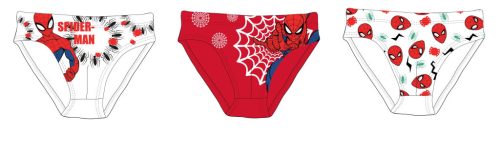 Chłopięce bawełniane szorty z Spidermanem na Boże Narodzenie - 3 sztuki