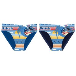   Stitch chłopięce kąpielowe spodenki - średni niebieski - 110