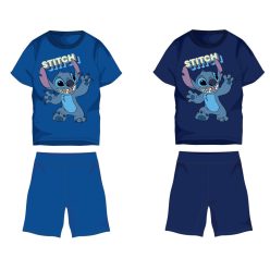   Disney Stitch bawełniany letni zestaw - koszulka-spodenki - średni niebieski - 98