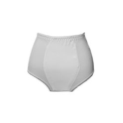   Damska bielizna plus size - kształtująca sylwetkę - z dodatkowym podparciem z przodu - biała - 46