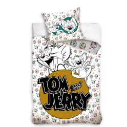 TOM AND JERRY pościel 100% bawełna 140x200 + 70x90