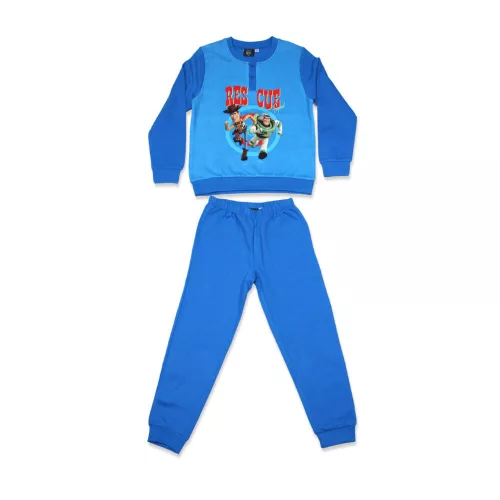 Zimowa piżama flanelowa dla dzieci - Toy Story - średni niebieski - 122