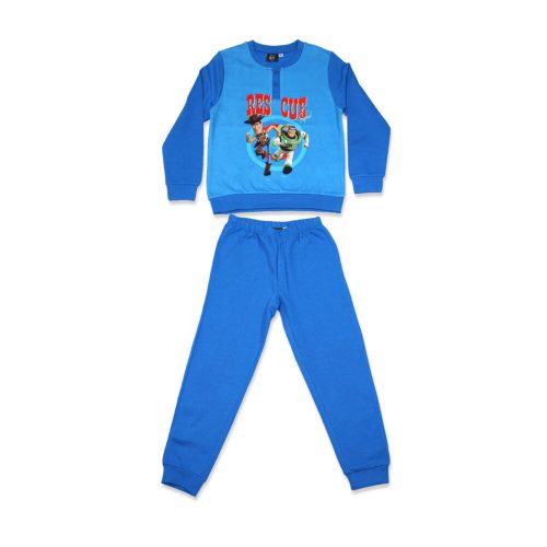 Zimowa piżama flanelowa dla dzieci - Toy Story - średni niebieski - 98