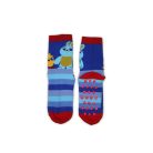 Csúszásgátlós dziecięce skarpetki - Toy Story - pluszowe - niebiesko-paski - 23-26