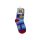Csúszásgátlós dziecięce skarpetki - Toy Story - pluszowe - niebiesko-paski - 31-34