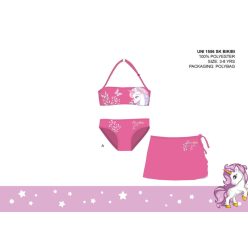   Unicorn strój kąpielowy zestaw dziewczęcy - bikini + spódnica - różowy - 104