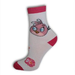   Dziecięce skarpetki bawełniane - Angry Birds - 27-30 - biały