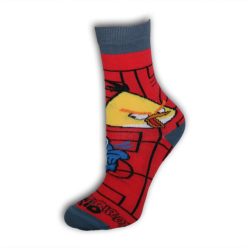   Dziecięce skarpetki bawełniane - Angry Birds - 23-26 - czerwony